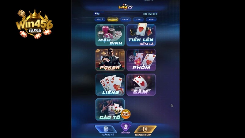 Kho game bài Win456.